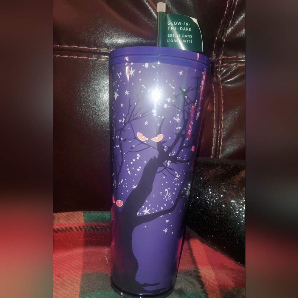 Starbucks GITD spooky eyes Halloween cup